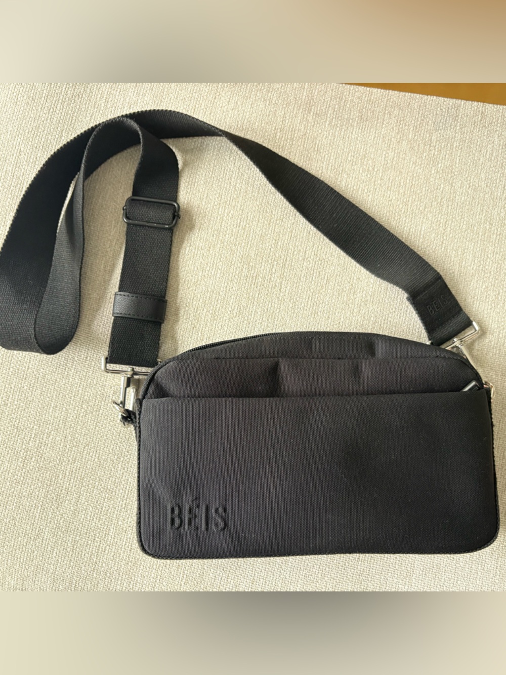 Black Travel Crossbody Bag✨